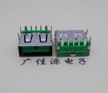 茶山镇5A大电流 快充接口 USB5p绿胶芯 常规母座