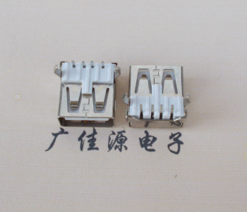 茶山镇USB AF母座 LCP 耐高温250度280度 环保白胶芯