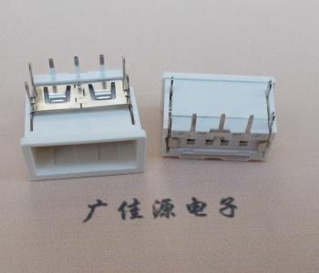茶山镇USB接口2.0连接器.3p端子加护套防尘母座