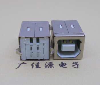 茶山镇USB BF180度母座 打印机接口 立式直插带赛