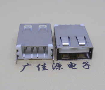 茶山镇USB AF立式 直插 加长款17.5MM 大电流3A插座