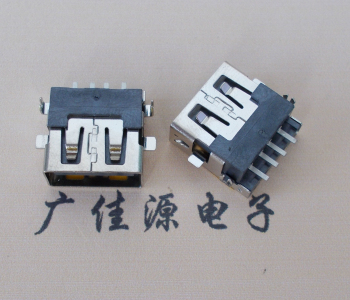 茶山镇 USB母座 贴片沉板3.5/4.9 直口/卷口铜壳/铁壳