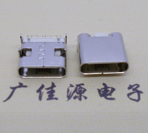 茶山镇卧式板上型Type-C16P母座H=8.3连接器