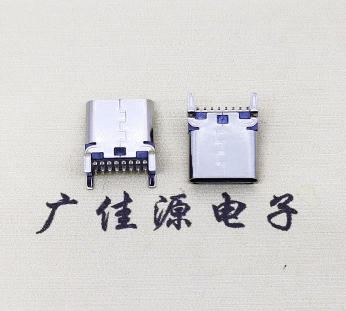 茶山镇USB 3.1TYPE-C16Pin立贴母头座子引脚接线正负级详解