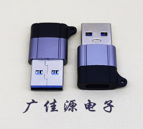 茶山镇USB3.0A公对Type-C母口双用数据转接头